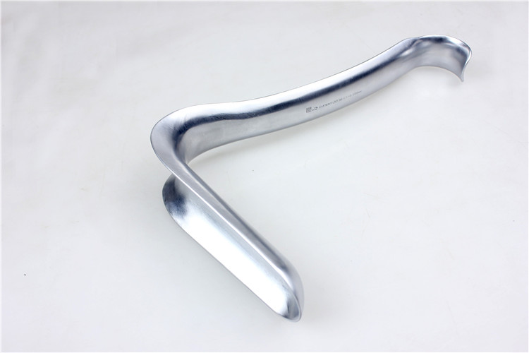 金钟产科器械 不锈钢 阴道拉钩 阴道壁牵开器 深凹凸面 大号 金钟牌