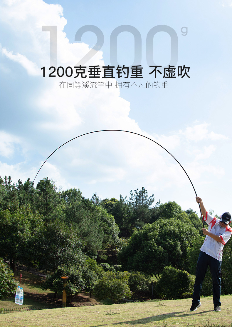 佳钓尼刺客溪流竿短节鱼竿野钓鱼竿鲫鱼鲤鱼竿钓竿台钓竿鱼竿手竿超轻