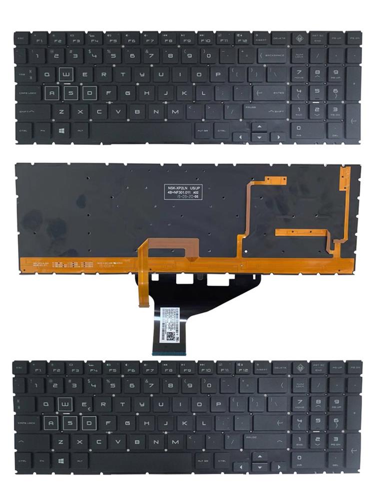 hp惠普 tpn-q211 c143 15-dc 15-dh 暗影精灵4 暗影精灵5 pro键盘