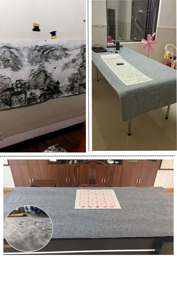 丰棋嘉加厚纯羊毛书法毛毡垫书画毛毡画毯国画毛毡布毛笔练习毡墙毡垫