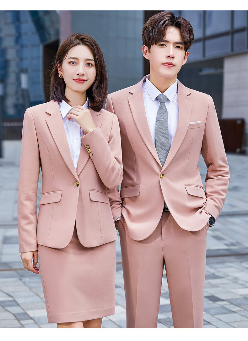 佳昭 主持人司仪服装传媒艺考正装西装套装男女同款2021秋冬新款办公