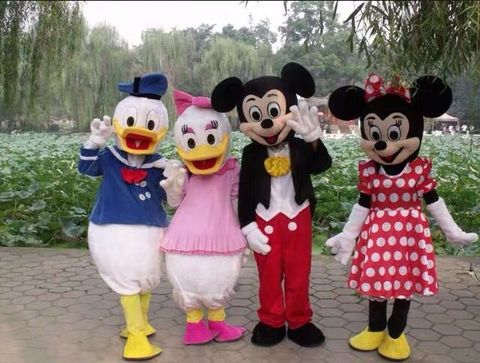 迪士尼唐老鸭米老鼠行走卡通人偶服装米奇高飞狗玩偶表演发传单服加菲