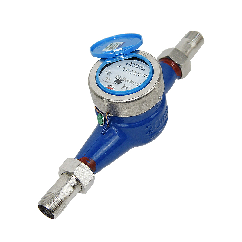 旋翼式湿式水表国标机械立式出租房物业家用4分6分自来水水表dn40湿式