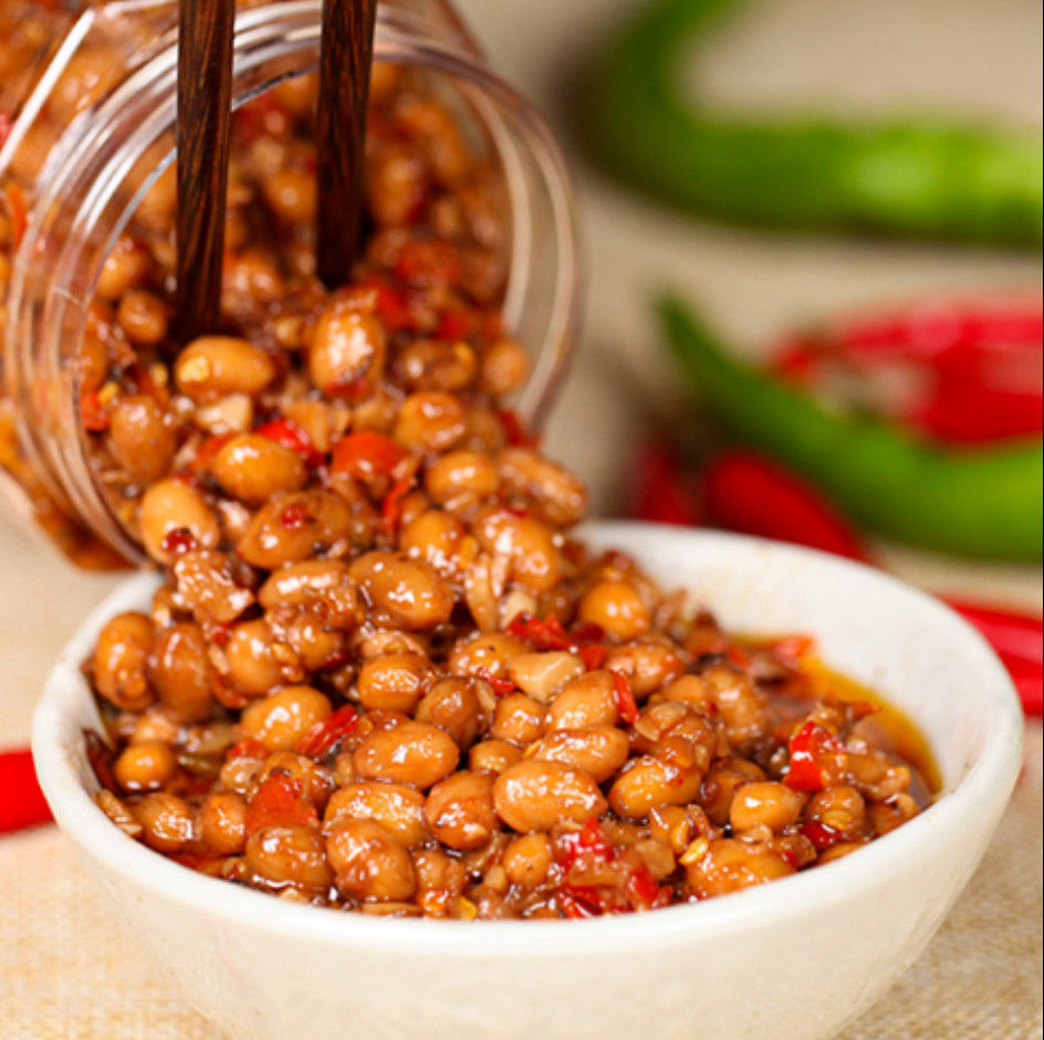 湖南特产豆湘村腊八豆农风味豆豉拌饭炒菜下饭菜庭小包160克x4包赠送4