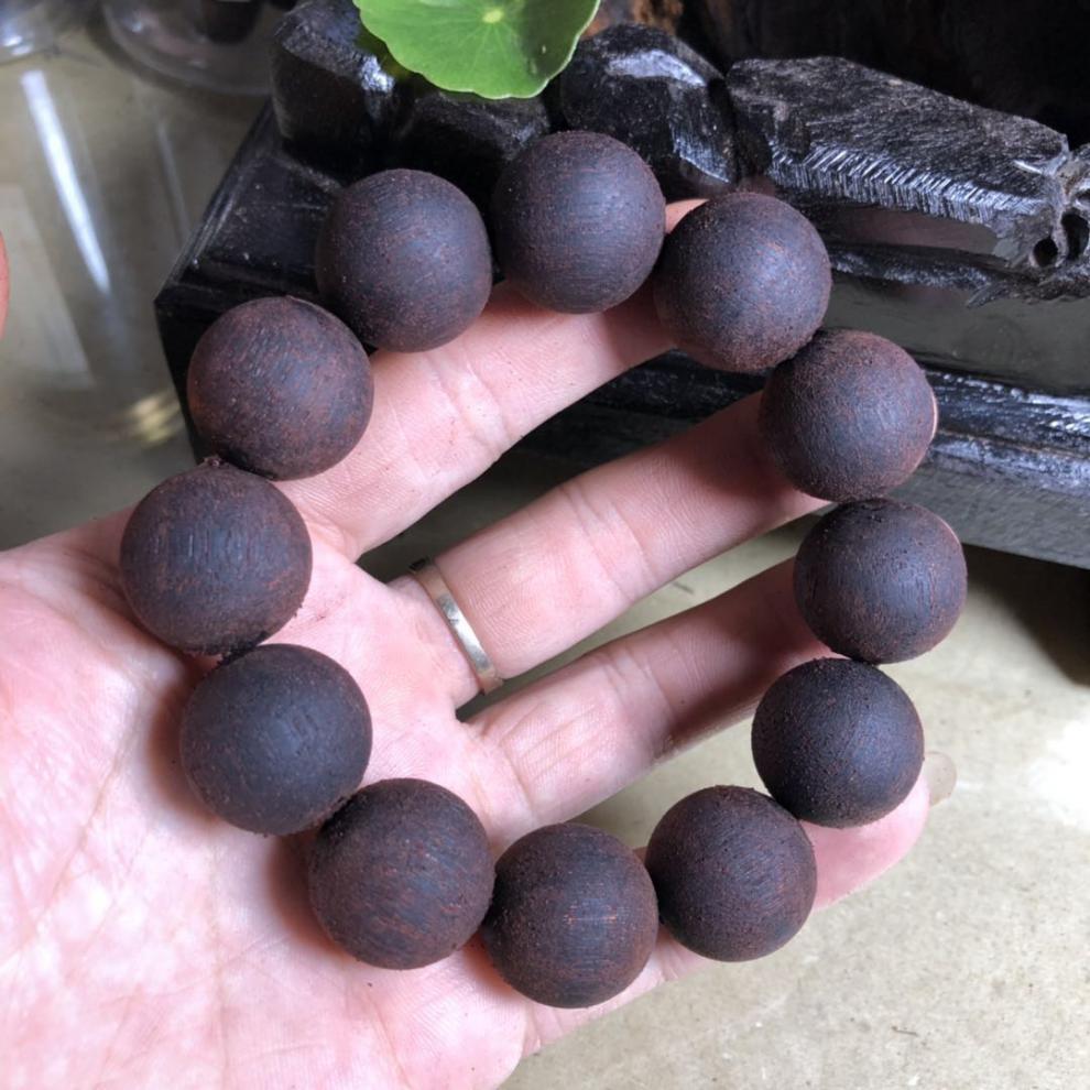 珍韵缘沉香手串降真香奇楠级沉水级熟结金丝蜜结熟结金丝蜜2012颗20mm