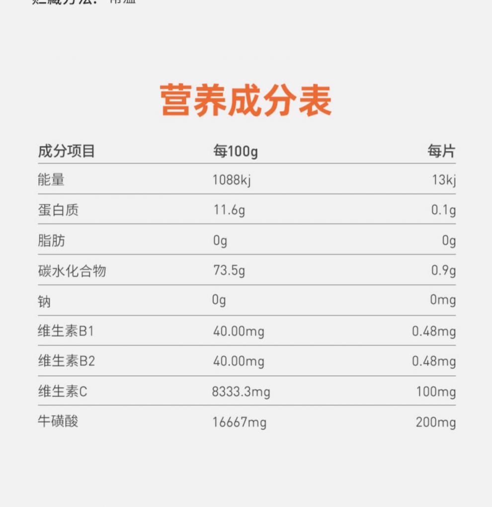 品诺特兰德多维牛磺酸维生素c健身b族男女复合维生素维c片氧气能量
