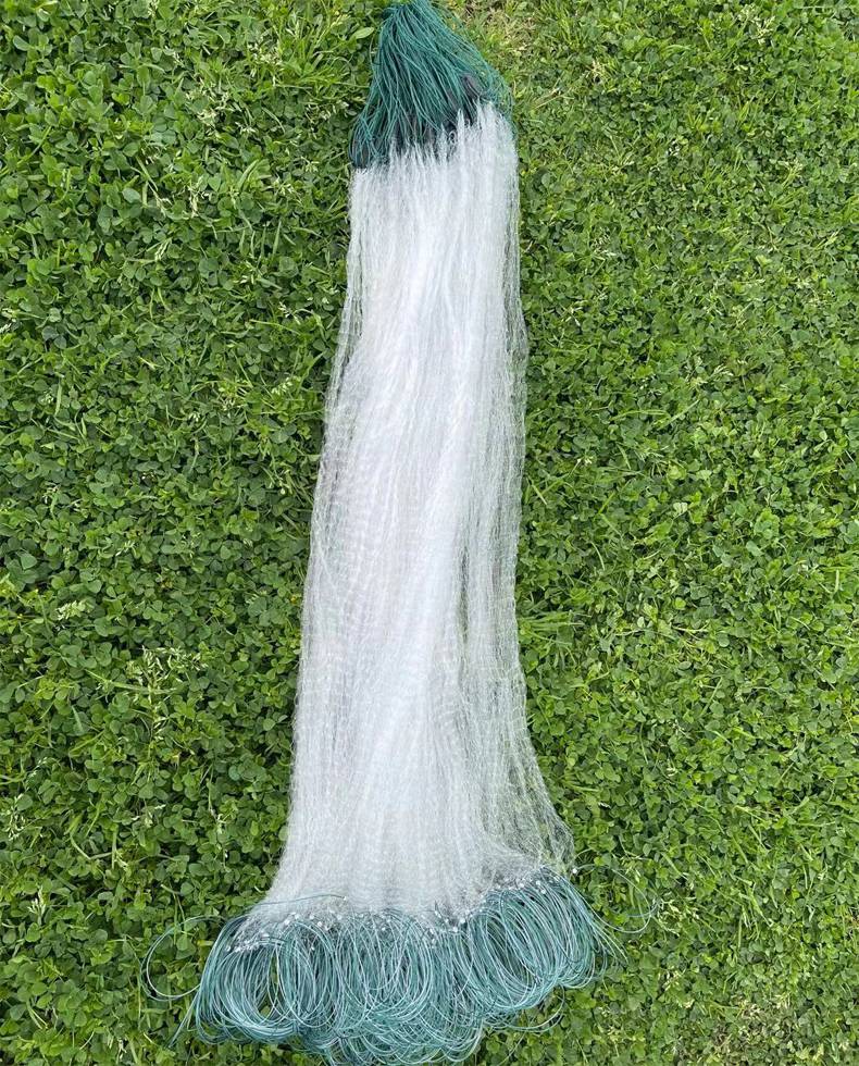 鱼网白条白条网鱼网单层小餐条网浮网沉网渔网捕鱼6分7分1指丝网三层