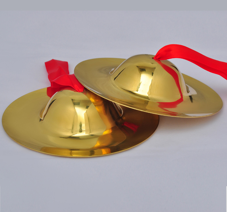 全铜合子铪子法器工艺品铜镲京镲腰鼓镲水陆法会乐器法事佛具用品6寸