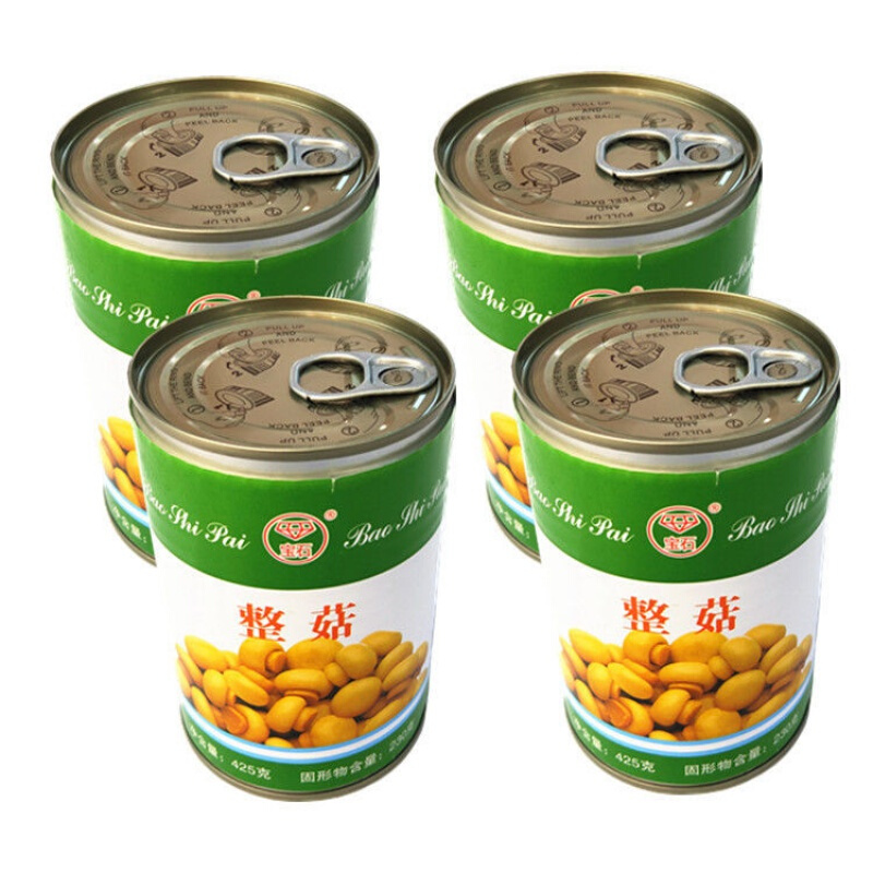 口蘑草菇蘑菇罐头烹饪食材熟食炒菜煲汤凉拌425克罐口蘑罐头1罐