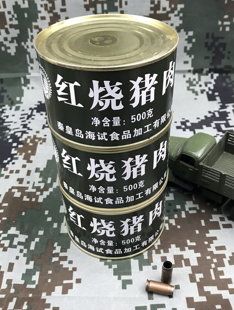 赣香婆 军队红烧肉罐头 500g*罐 多规格 部队军绿色东坡红烧猪肉罐头