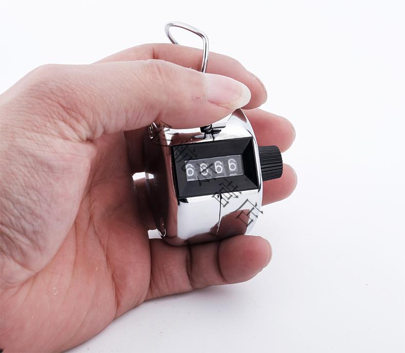 人流量计数器手动机械点数器客流量金属手按数客器记数器记数神器加厚