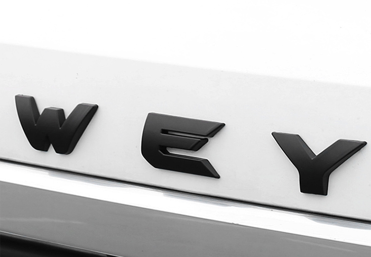 点缤适用于长城魏派wey车标装饰色标贴片vv7vv6改装内饰p8专用后尾标