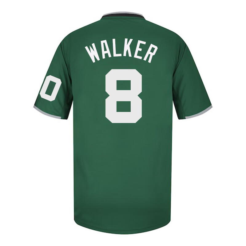 官方旗舰店滕讯体育nba全定制凯尔特人8号肯巴沃克球衣城市版绿金绿