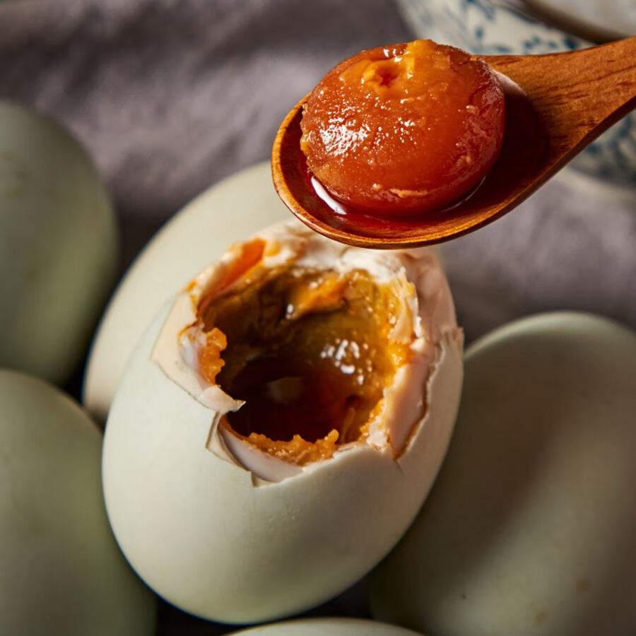 咸鸭蛋红心流油咸鸭蛋熟红泥腌制赛广西海鸭蛋 20枚家庭装(选择指数30