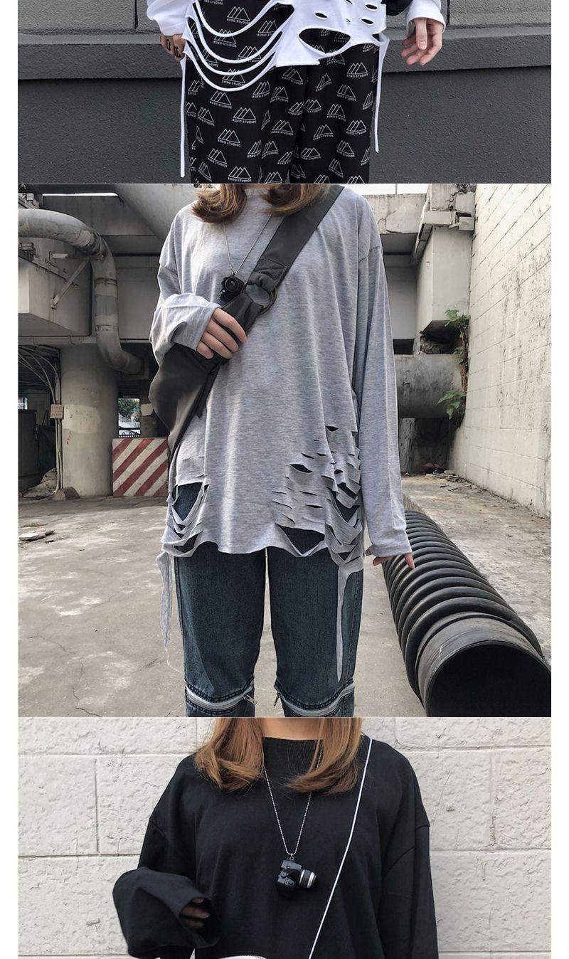 10037805746889商品名称:新款破洞内搭长袖t恤色基础