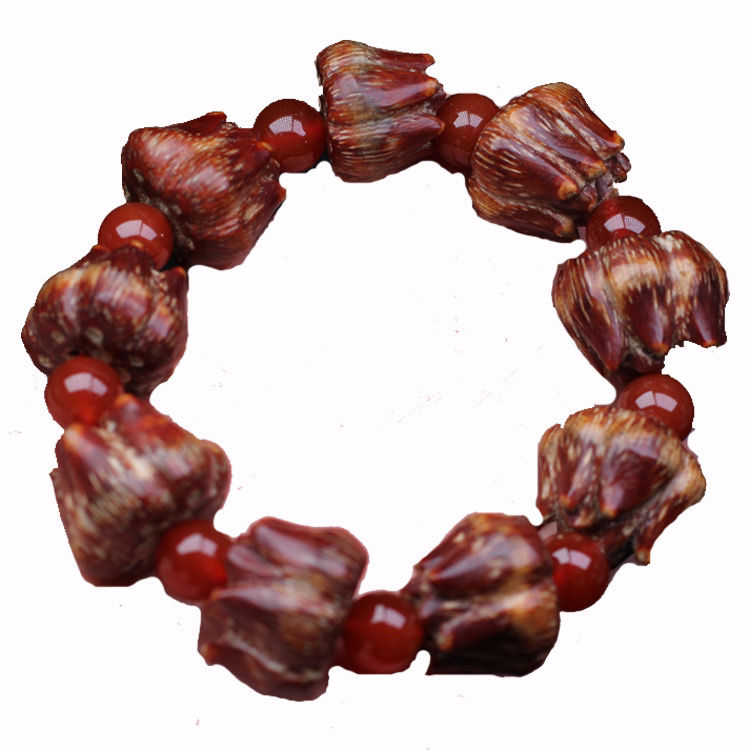 天i然滴血莲花菩提手串 滴血莲花菩提子手链 滴血莲花文玩 滴血莲花