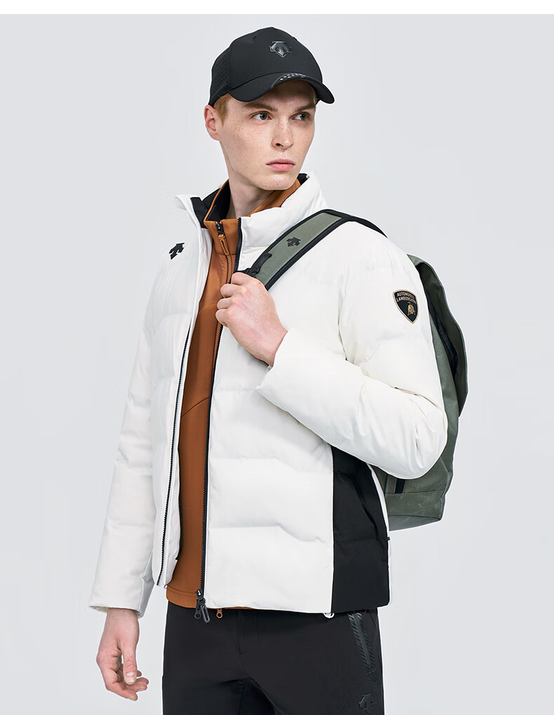 descente迪桑特联名款 男子轻薄短款羽绒服 d1431xdj70 黑色-bk 2xl