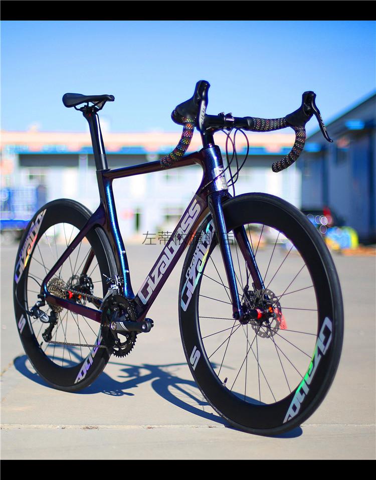 碳纤维公路车竞速gizaboss闪电公路自行车ut变速支持速联无线电变c夹