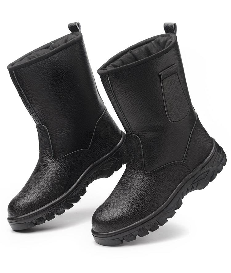 中石油工人劳保鞋油田专用劳保鞋冬季劳保棉靴高筒高帮电焊工防烫防砸