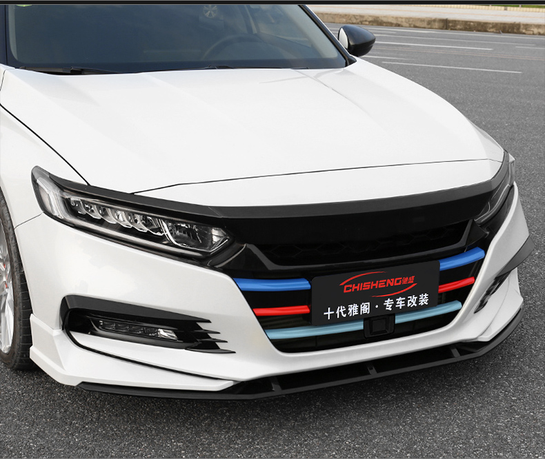 适用于18-21款十代雅阁三色中网饰条改装10代混动雅阁中网横条专用