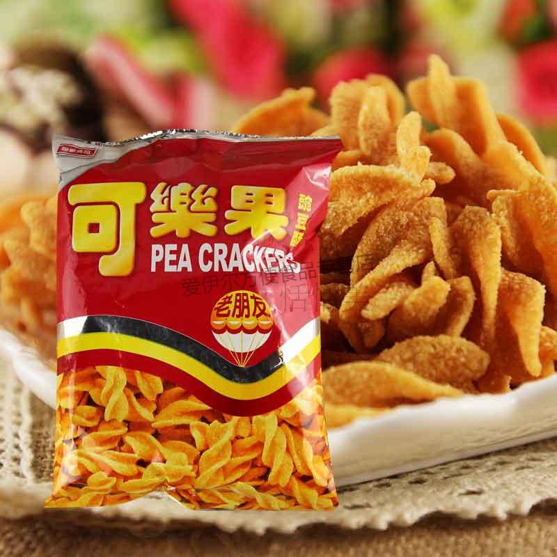 经典怀旧零食卡迪那联华可乐果豌豆脆酥57g*12包 可乐果4口味混合整箱