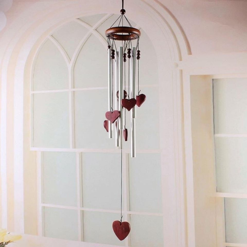 复古风金属铝管合金吊饰组合风铃精品礼物花园家居店铺挂饰3173佛保