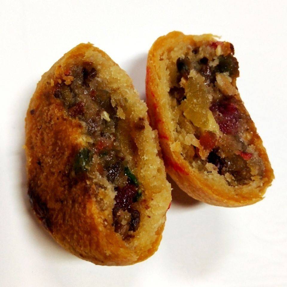 自来红月饼天津特产传统老式五仁糕点零食4块自来红