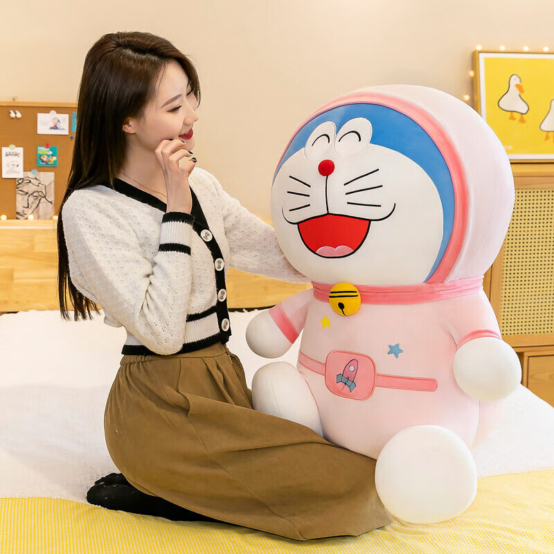 叮当猫玩偶公仔胖子宇航员变身哆啦a梦小玩偶毛绒玩具安抚超软布娃娃