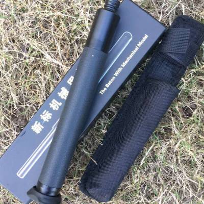 伸缩甩棒训练棍新标伸缩机械甩棍基础型加强型车载防身便捷性机械棍