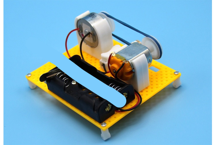 自制发电机科技小制作能量转换小学生手工发电机制作实验模型 电动