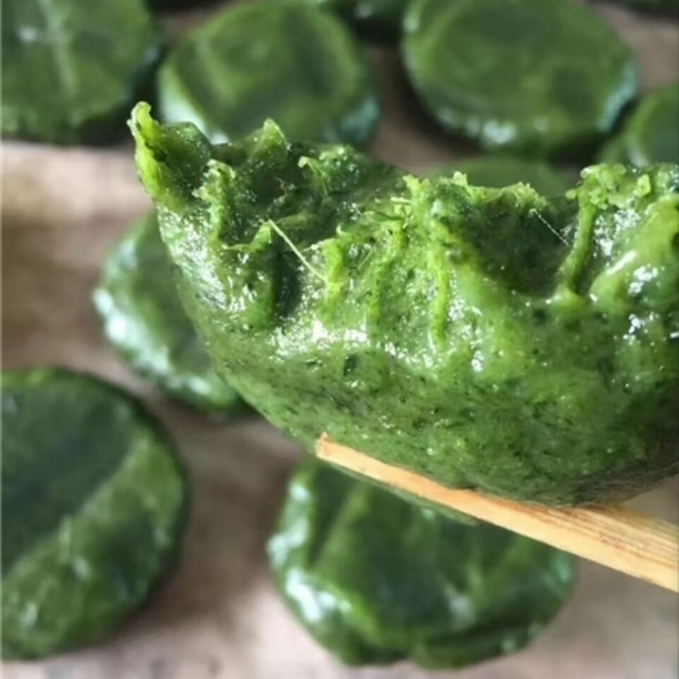 晨臻现做现发湖南特产艾草青团无蔗糖艾叶糍粑清明果蒿子粑粑1斤12个