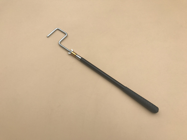 户外战术不锈钢单搭钩长搭钩15米5节伸缩杆小钩子便携可拆取物钩水草