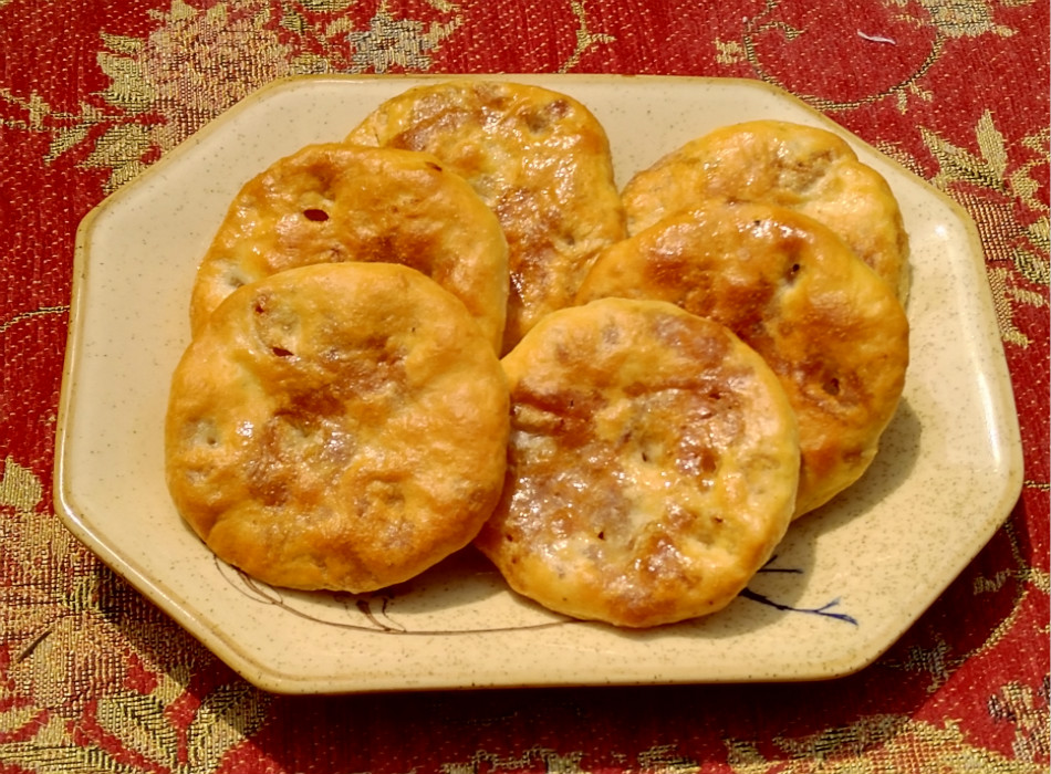 福建省老式点心尤溪征东肉光饼传统手工糕点缸炉酥脆建瓯福清零食咸香