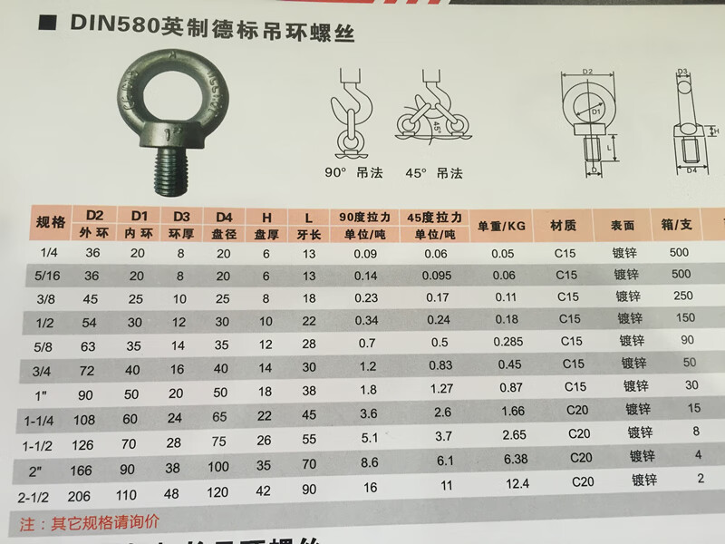 材质模具吊环 公制国标吊环螺丝螺栓起重m12m16m20