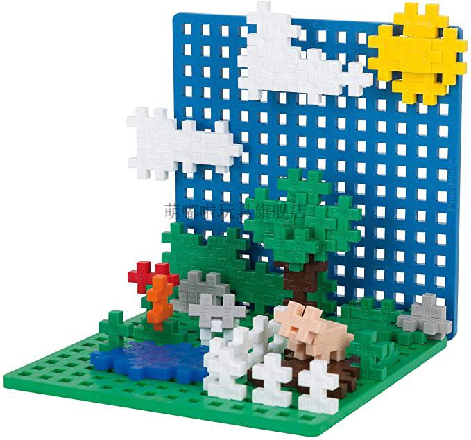 澳贝花现货丹麦plus plus加加  拼插积木玩具旅行min600粒1200粒 100