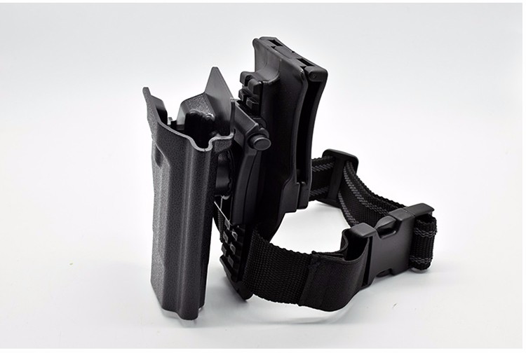 快拔套 92g战术k板下沉腰腿套通用可旋转无锁快拔套92改枪套 92/92g腰