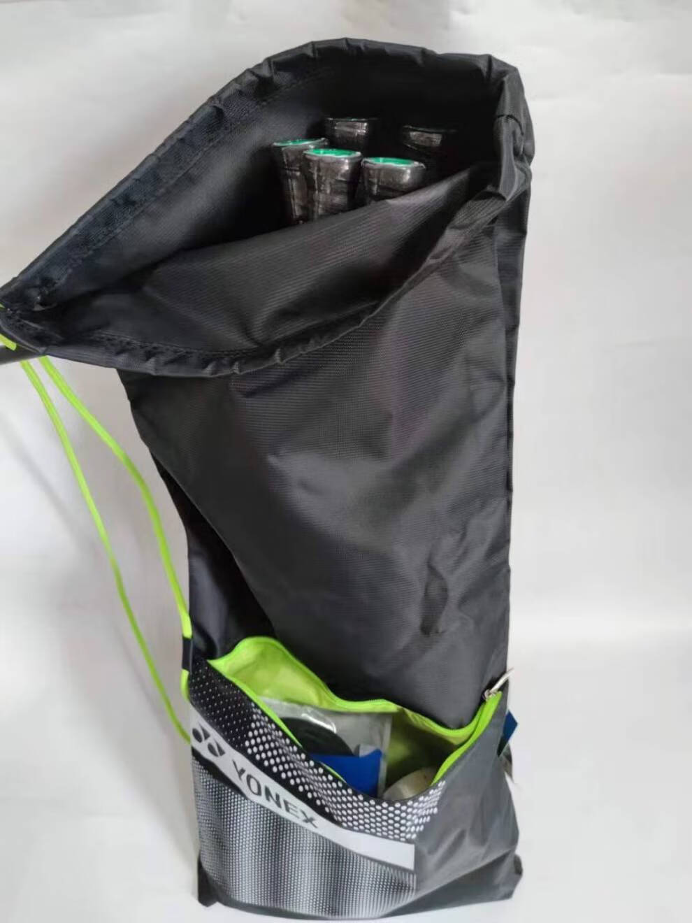 新品羽毛球包yy羽毛球拍套拍袋布套绒布袋便携单肩球包yobc9040黑色