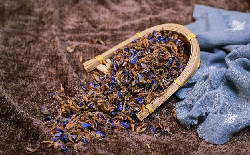 精选葛花茶天然野生葛根花葛藤花50克500克茶葛花养生茶250克