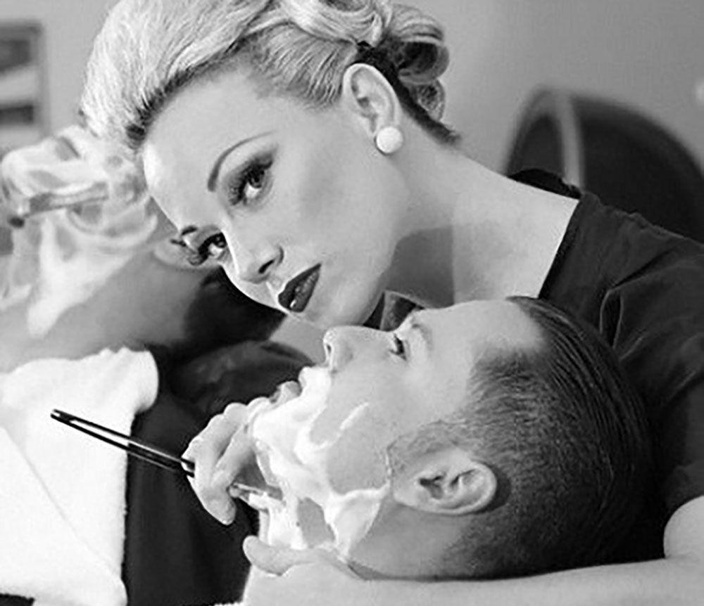 彼客74理发剃刀手动老式刮胡刀修眉刀架刮脸刀剃须刀刮胡子刀片单独