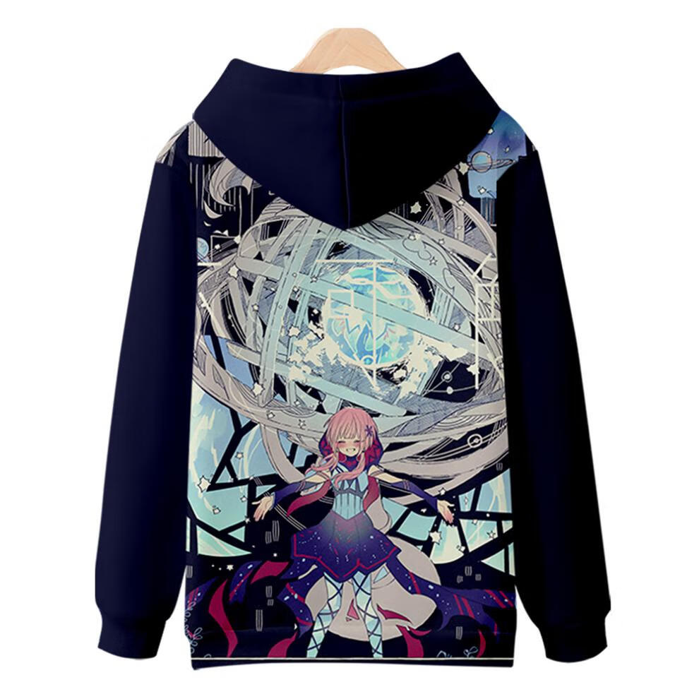 定制款 动漫二次元虚拟偶像痛衣vtuber花谱周边连帽卫衣唱见不可解弐