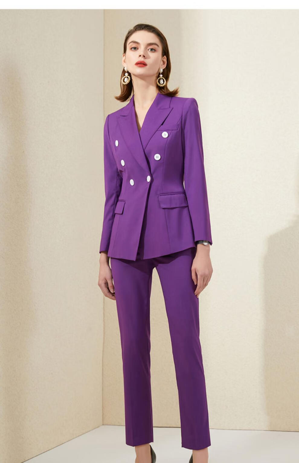 西装-紫色 s【图片 价格 品牌 报价】-京东