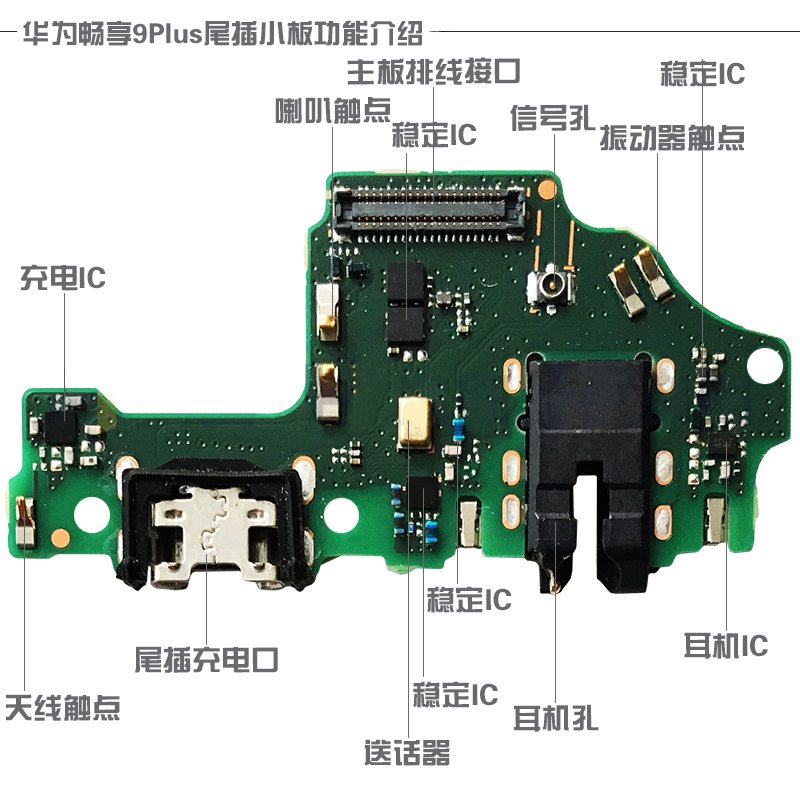 手机尾插5针脚定义图图片