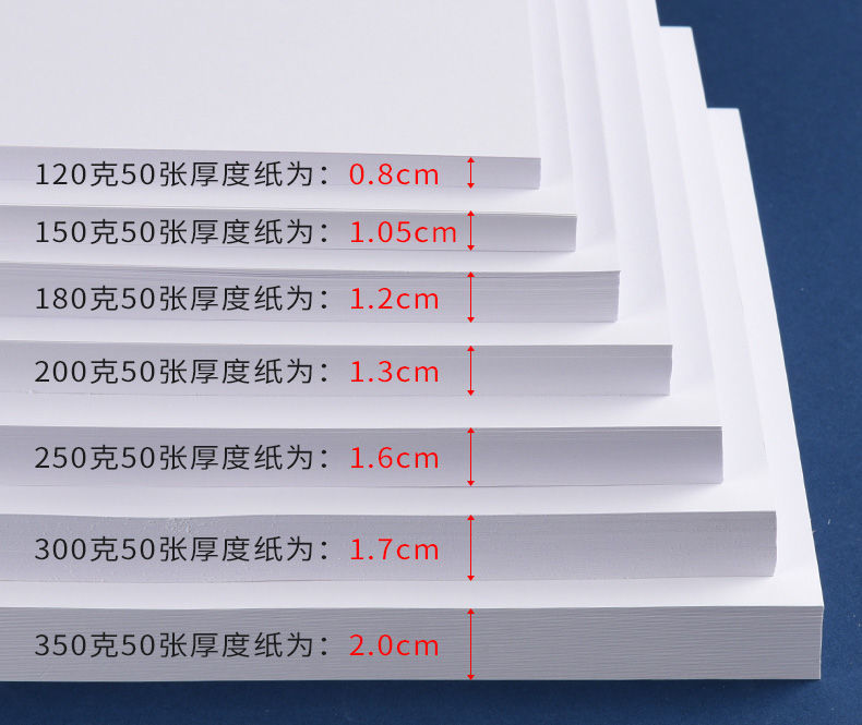左一仁白卡纸8ka3白色卡纸a4加厚双面4开8开儿童学生马克笔手绘4k硬