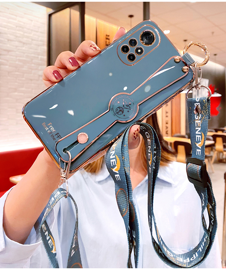 领妙华为nova8手机壳可斜背nova8pro手机套镜头全包保护防摔软壳网红