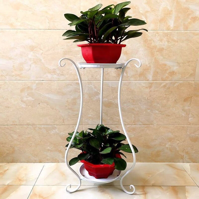 铁架花架落地式型大型放花盆的铁艺花架盆景架子底座户外铁架屏风庭院