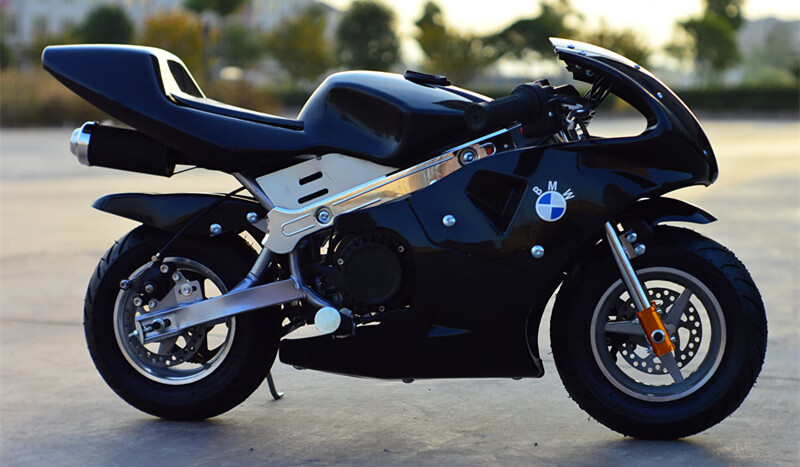 儿童烧油摩托车燃油机车21款迷你小型汽油2冲程49cc大马力小跑车 2