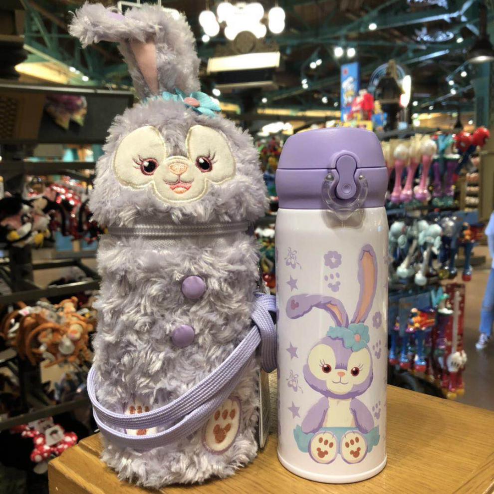 迪士尼disney星黛露保温杯带杯套可斜挎水杯杯子可爱水壶生日礼物送女