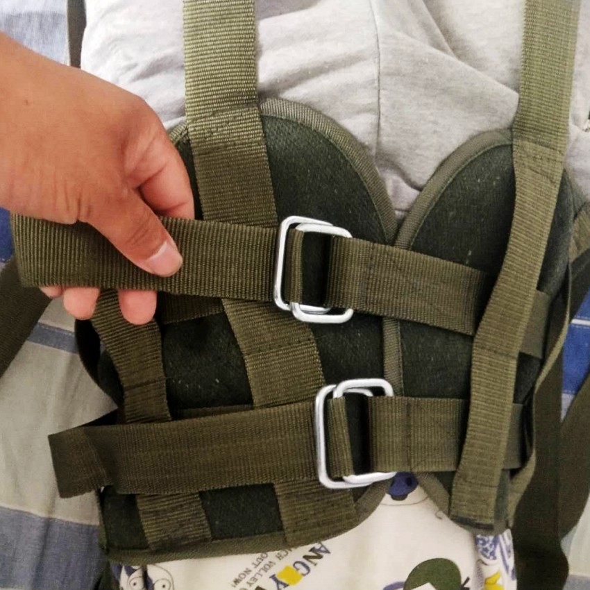 通用腰椎牵引床专用可调节腰部牵引带腰胸椎牵引器固定带 普通帆布