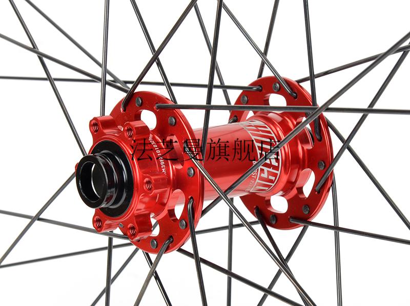 山地自行车后轮钢圈手工自编山地车轮组重型越野148太阳durockoozer