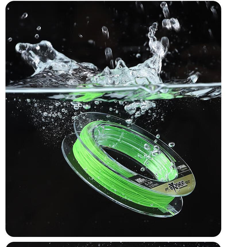 9编沉水大力马鱼线主线专用pe线路亚线强拉力大马力子线9编100米不沉